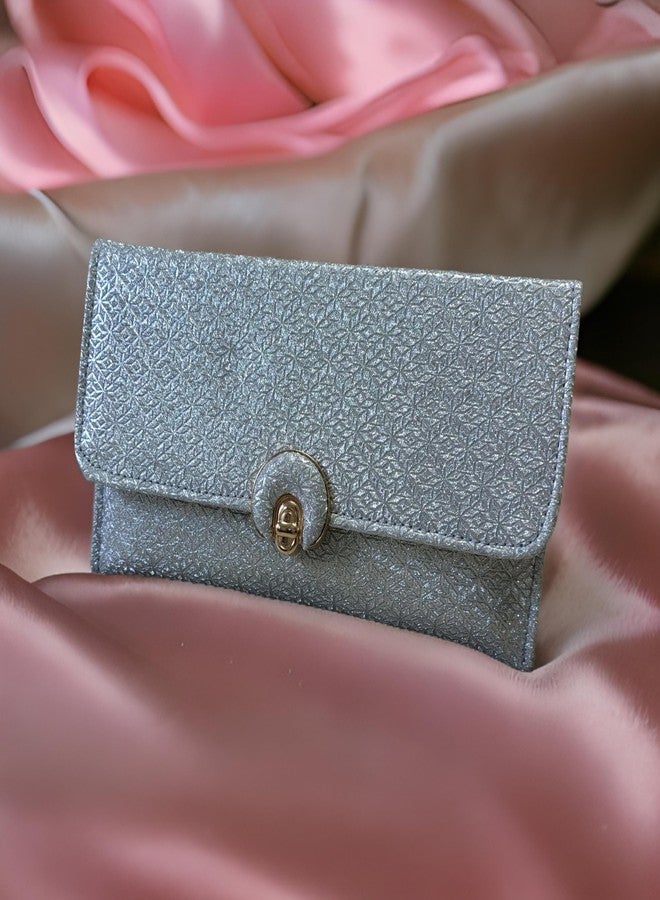 Tinth Styles Unique Women Clutches/Sling bag (Silver) - Image 5